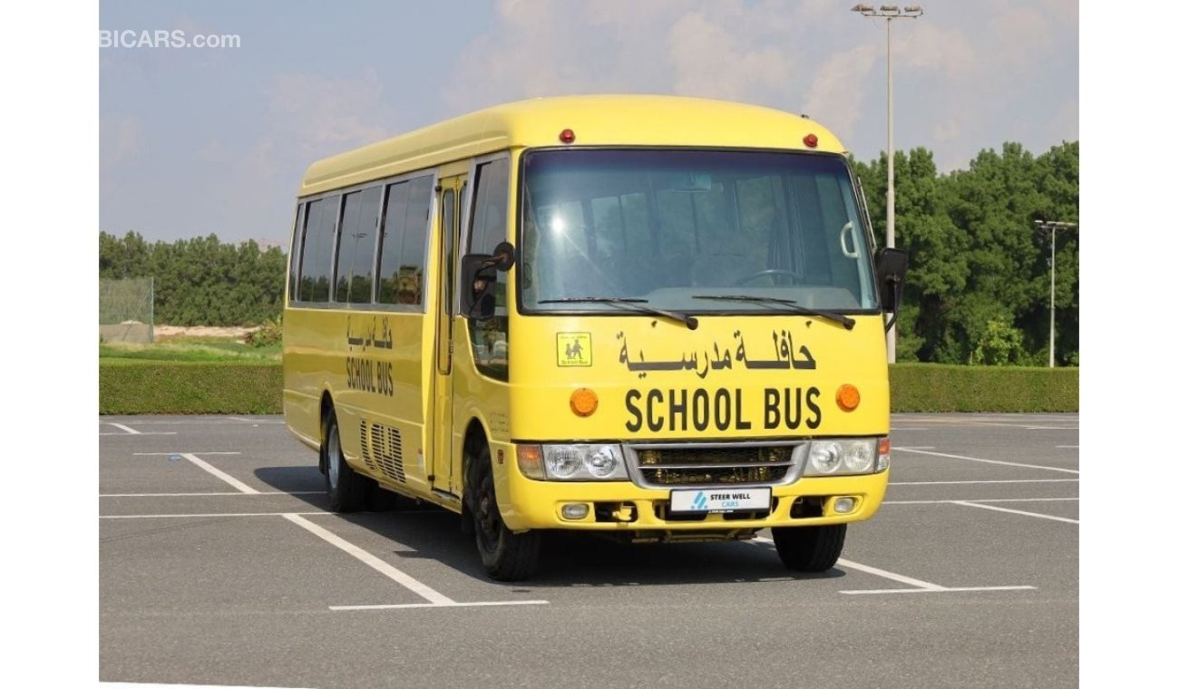 Mitsubishi Rosa 2008 | 4.2L - 26 SEATER LONG BODY SCHOOL BUS | M/T DIESEL | GCC SPECS | BOOK NOW WITH US