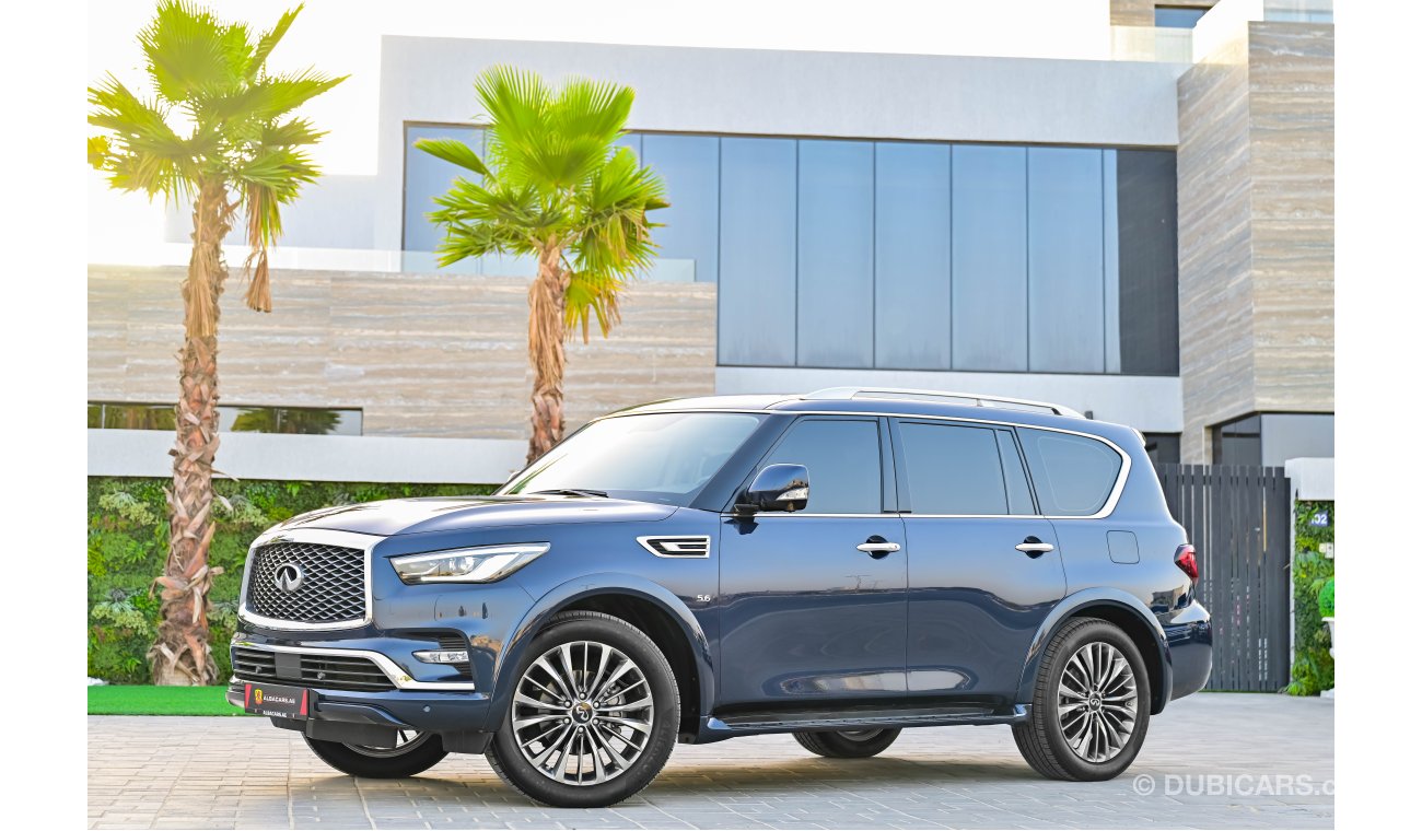 Infiniti QX80 Luxury 5.6L | 3,719 P.M  | 0% Downpayment | Full Infiniti History!