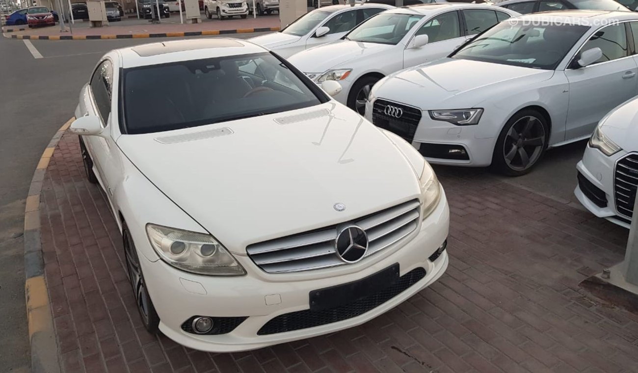 مرسيدس بنز CL 500 موديل 2008 خليجي حاله ممتازه من الداخل والخارج فل اوبشن فتحه وجلد ومثبت سرعه ونفيجشن وشاشه ورنجات جد