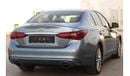 Infiniti Q50 Turbo Infiniti Q50 GCC, in excellent condition, without accidents