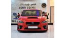 سوبارو امبريزا WRX ORIGINAL PAINT ( صبغ وكاله ) ONLY 84000 KM! EXCELLENT CONDITION Subaru WRX AWD 2016 Model! GCC Specs