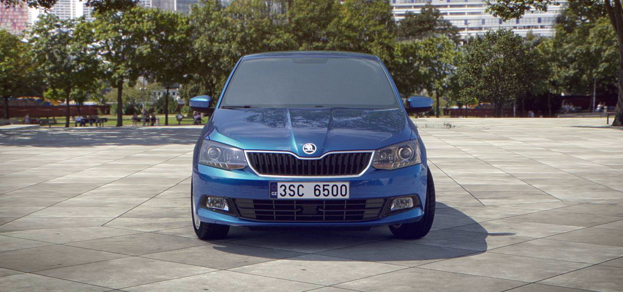 Skoda Fabia exterior - Front  