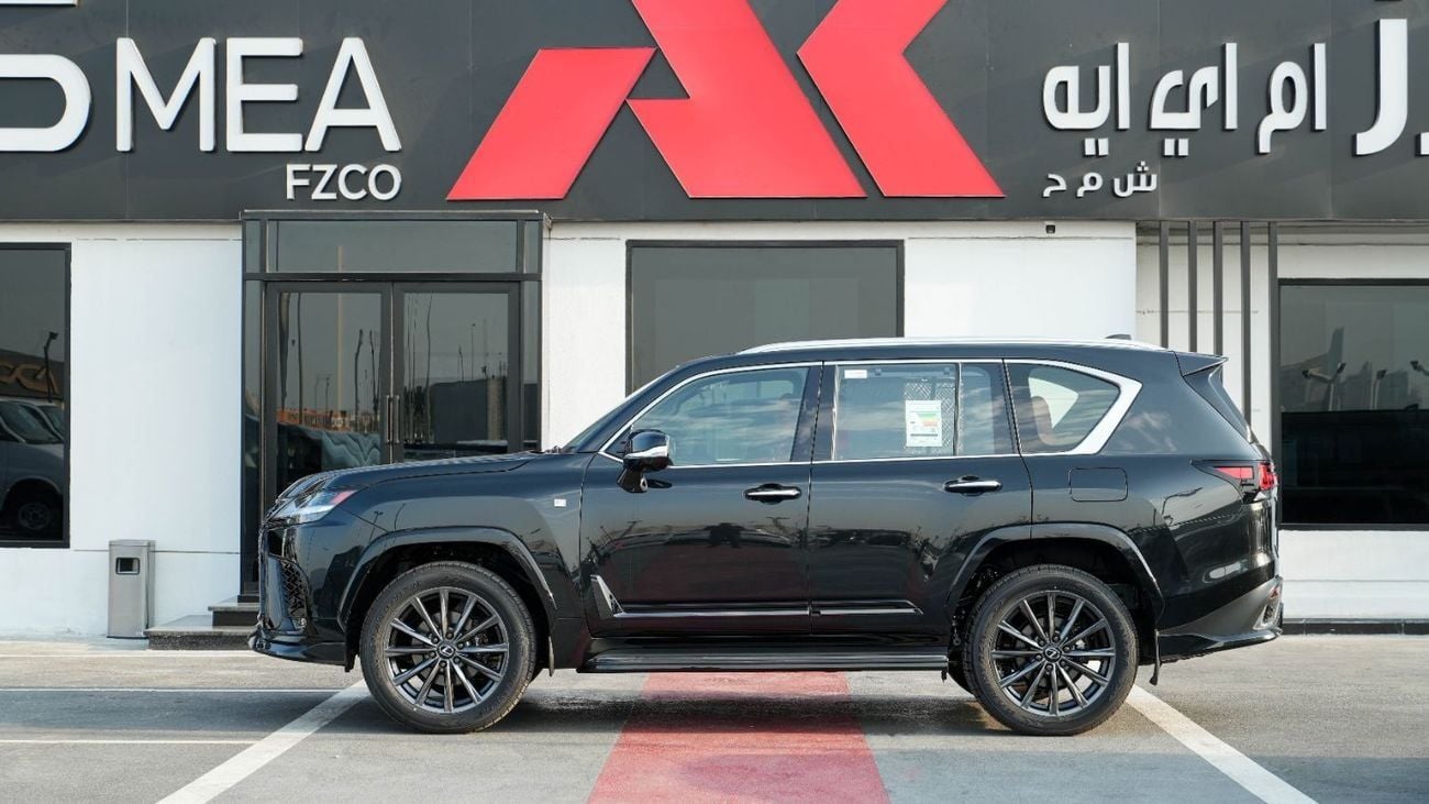 Lexus LX 600 F-Sport 3.5L Black 5 SEATS 2025 MY EXPORT PRICE