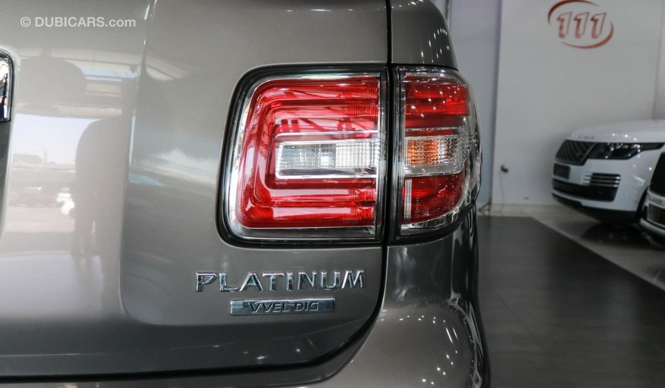 Nissan Patrol SE Platinum / GCC Specifications