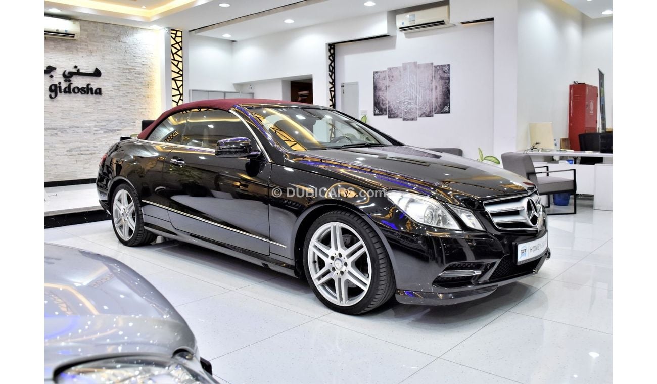Mercedes Benz E350 EXCELLENT DEAL for our Mercedes Benz E350 CONVERTIBLE ( 2013 Model ) in Black Color GCC Specs