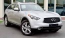 Infiniti QX70 Excellence V6 Agency Warranty GCC