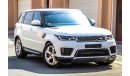 Land Rover Range Rover Sport SE V6 GCC under Agency Warranty with Zero Down-Payment.