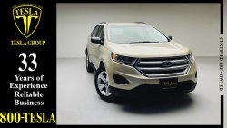 Ford Edge GCC / SE / AWD / EcoBoost / 2017 / DEALER WARRANTY VALID 30/05/2023 / FSH / 1,221 DHS MONTHLY