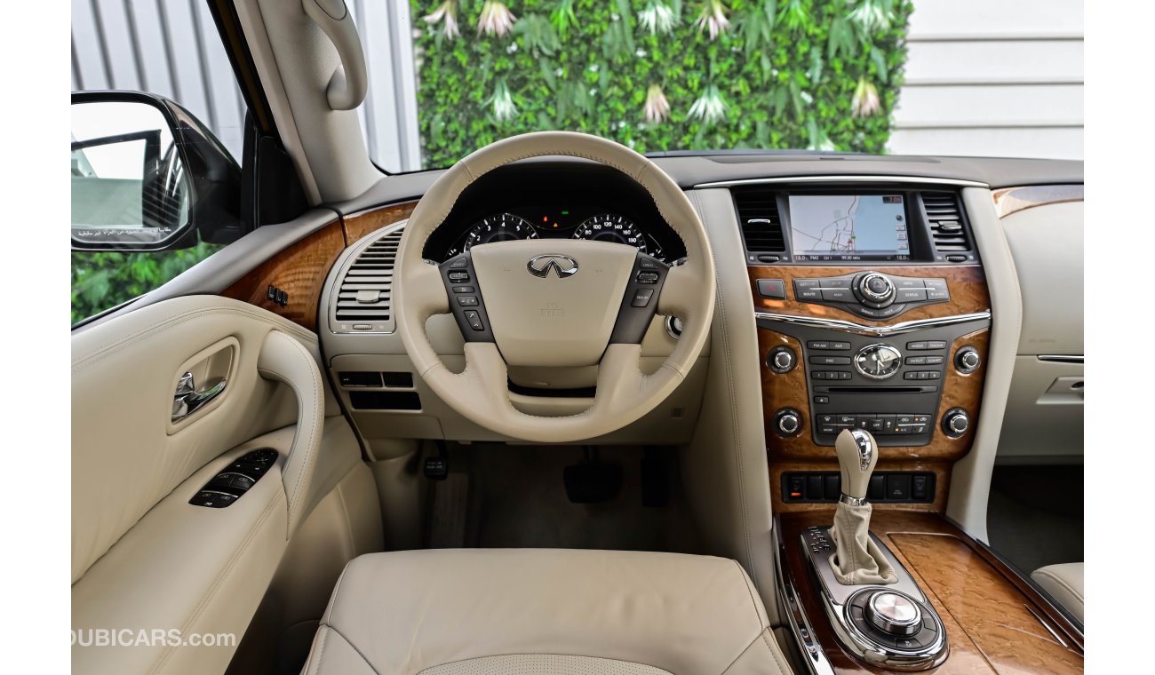 إنفينيتي QX80 Platinum | 2,135  (4 years) P.M | 0% Downpayment | Amazing Condition!