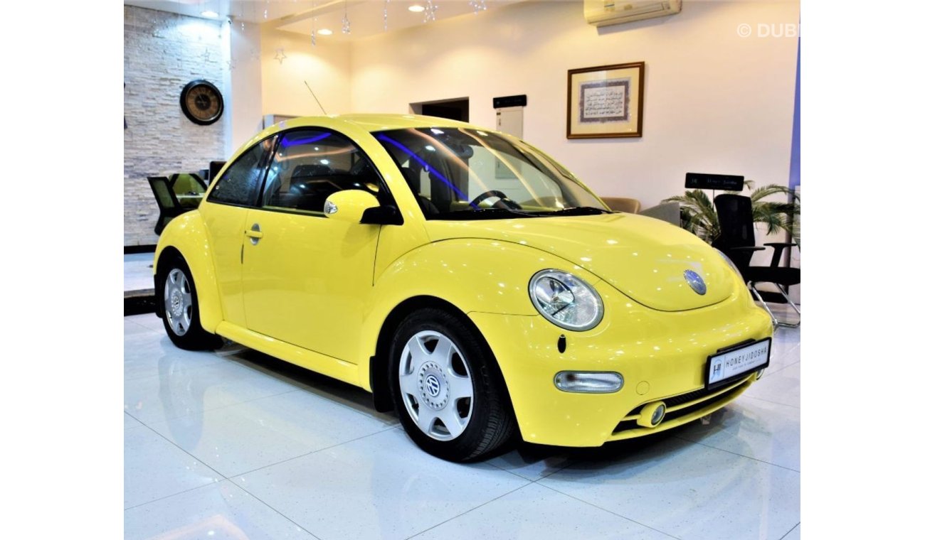 فولكس واجن بيتيل AMAZING Volkswagen Beetle 2003 Model!! in Yellow Color! Japanese Specs