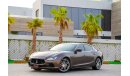 Maserati Ghibli S Q4 | 2,624 P.M | 0% Downpayement | Full Option | Perfect Condition