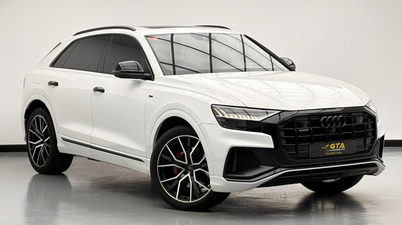 Audi Q8 2019 Audi Q8 55TFSI Quattro S-line, 1 Year Warranty Unlimited Km, Full Service History, GCC