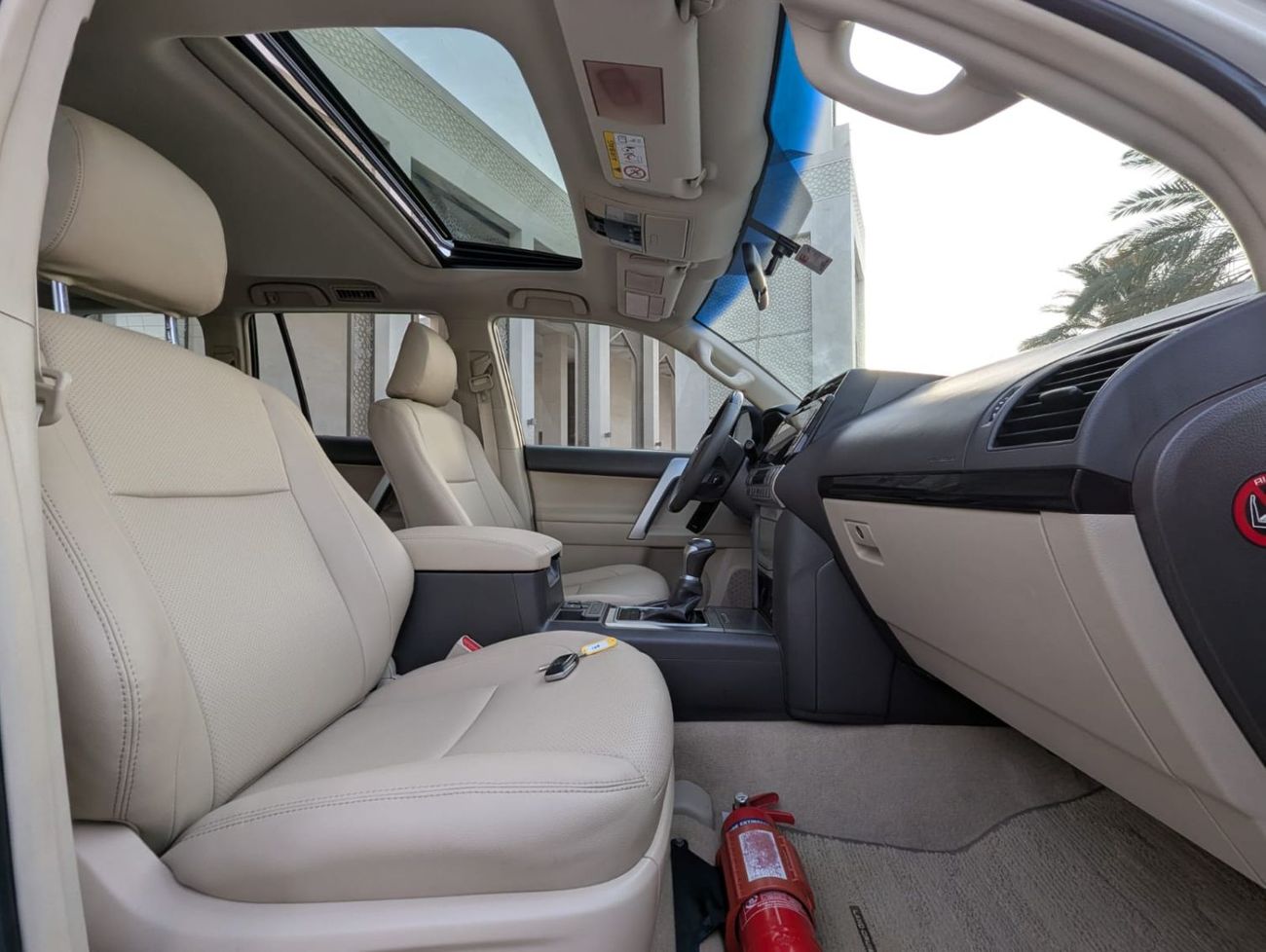 تويوتا برادو Toyota Prado 2018 gxr white colour LHD automatic gear