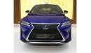 لكزس RX 450 2019 Lexus RX Hybrid RX 450h F SPORT AWD, GCC UNDER WARRANTY