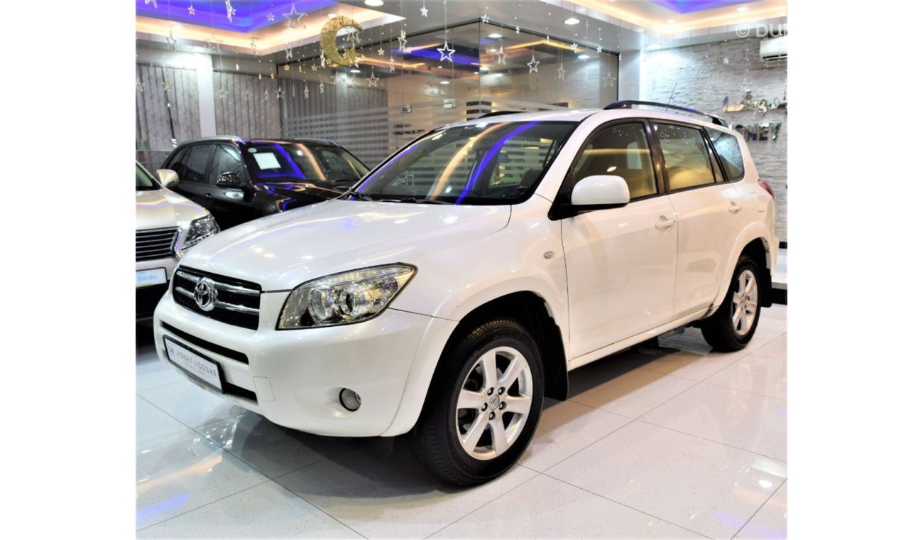 Toyota RAV4 ORIGINAL PAINT ( صبغ وكاله ) Toyota Rav4 4WD 2008 Model!! in White Color! GCC Specs