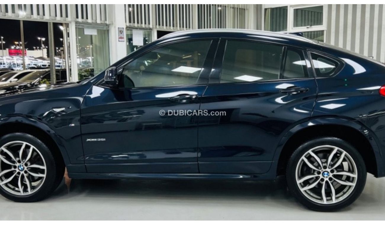 BMW X4 xDrive 35i M Sport GCC .. FSH ... M kit .. Perfect Condition .. V6 .
