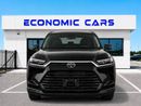تويوتا جراند هايلاندر ECTAI0011 - Toyota Grand Highlander XLE - 2.4L Petrol Auto TC - Black - 2026