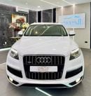 Audi Q7 55 TFSI quattro S Line 2.0L AMAZING WHITE S_LINE V6 || FULL OPINION || GCC || 7 SEATS || ACCIDENT FR