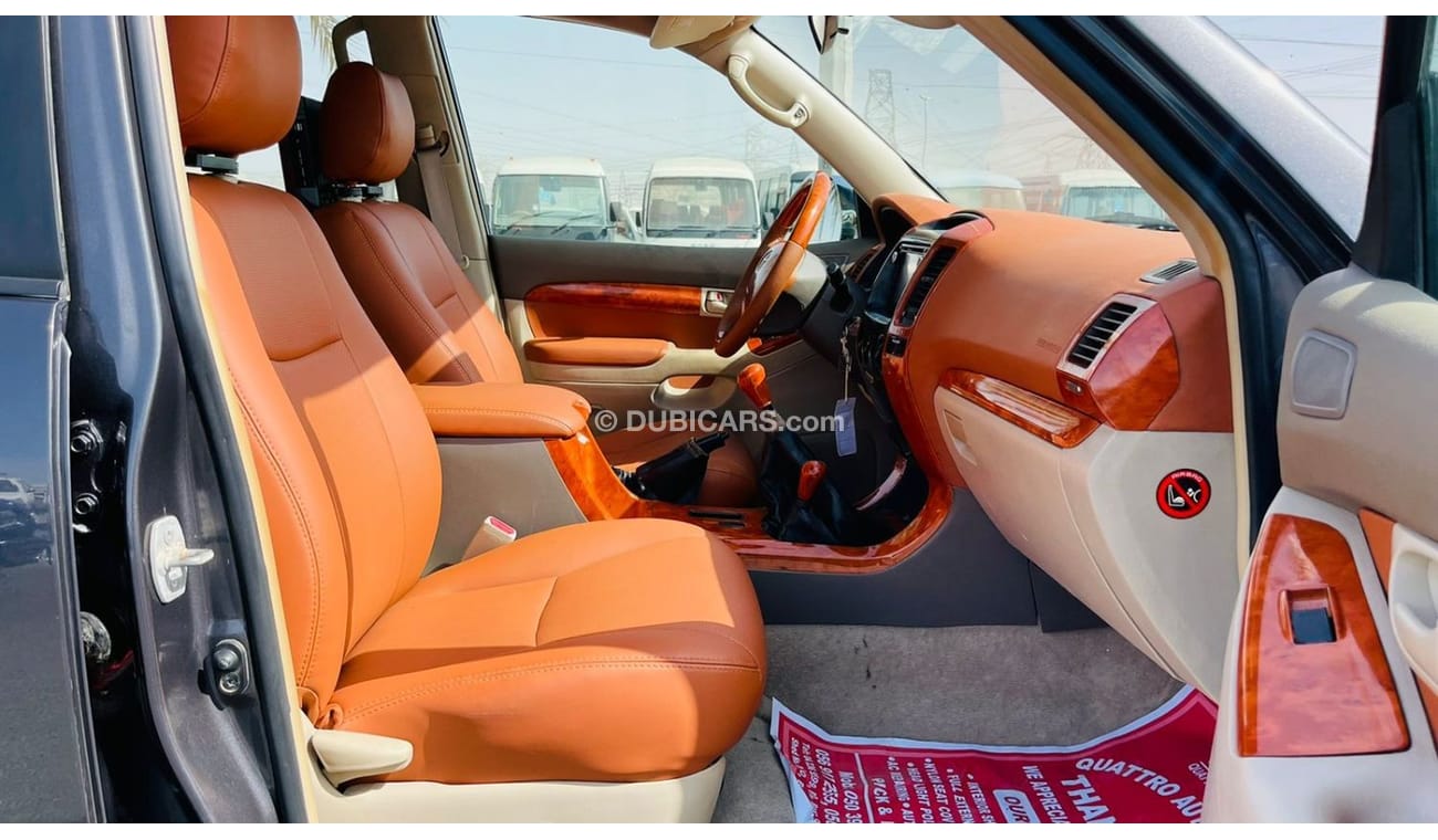 Toyota Prado 2009 GCC Manual Modified 4WD Diesel 3.0CC Key Start Rear TV 7 Seats Good Condition