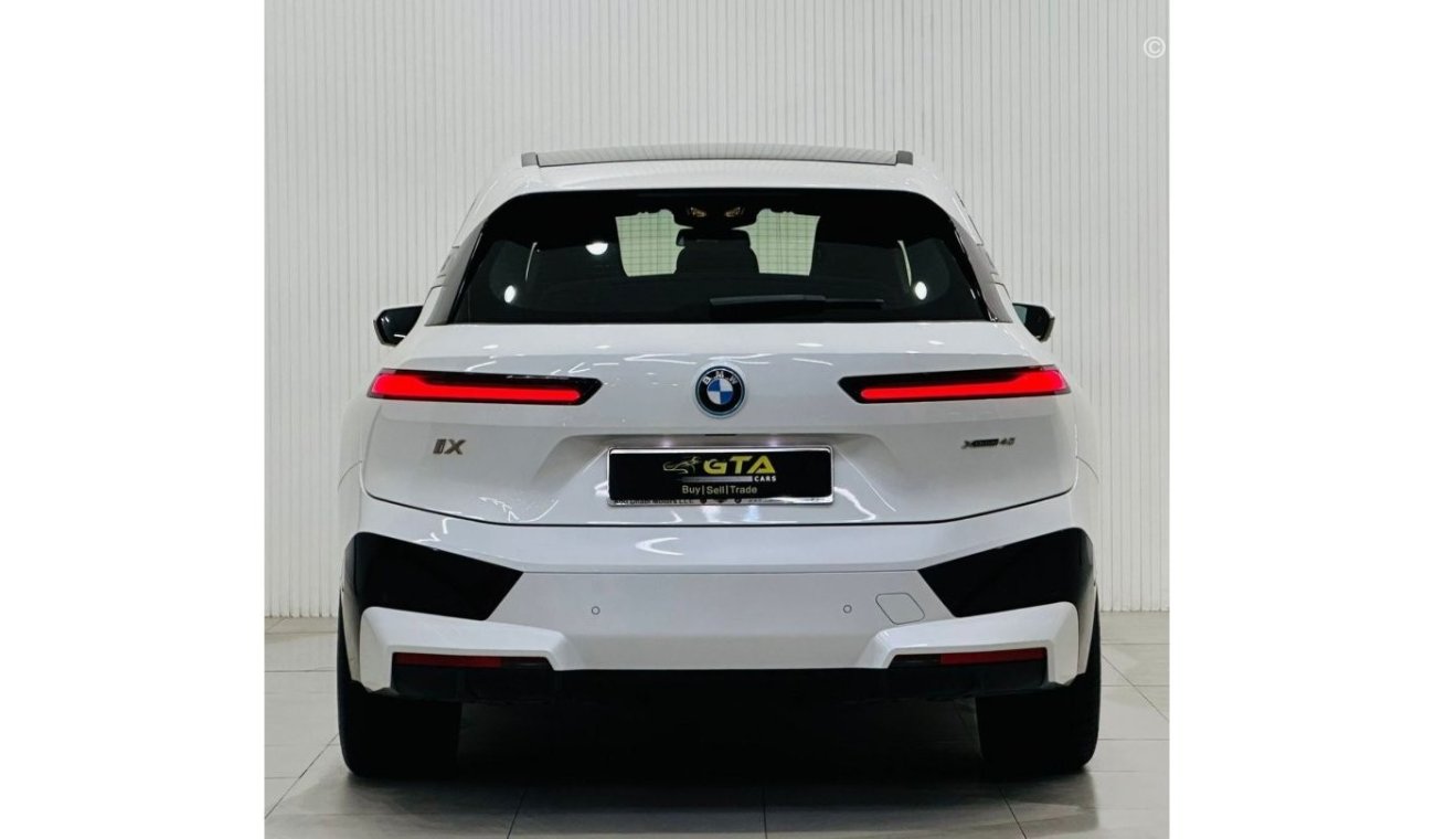 BMW iX 2022 BMW iX xDrive40i Masterclass, Sep 2027 BMW Warranty, Sep 2028 BMW Service Pack, Low Kms, GCC