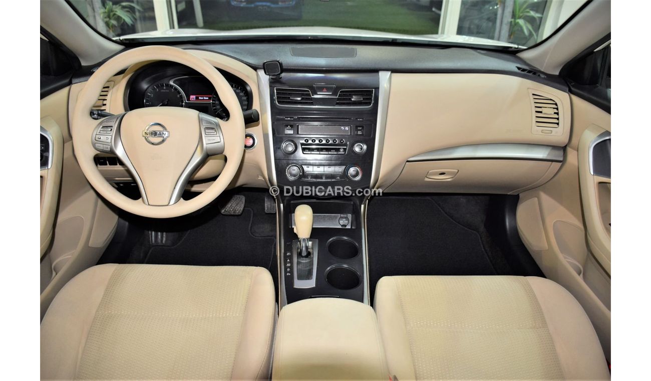 Nissan Altima AED 577 Per Month / 0% D.P | Nissan Altima 2.5 S 2016 Model!! in White Color! GCC Specs