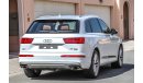 Audi Q7 45 TFSI Luxury 2016 GCC under Agency Warranty with Zero Down-Payment.
