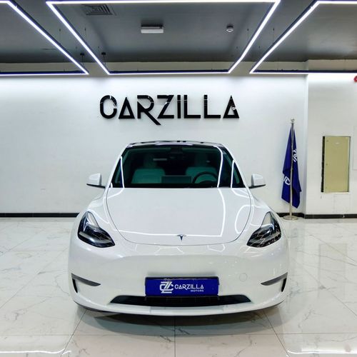 Tesla Model Y Long Range (AWD) AED 2,350 / Monthly l 0% Down Payment l Long Range l Agency Warranty