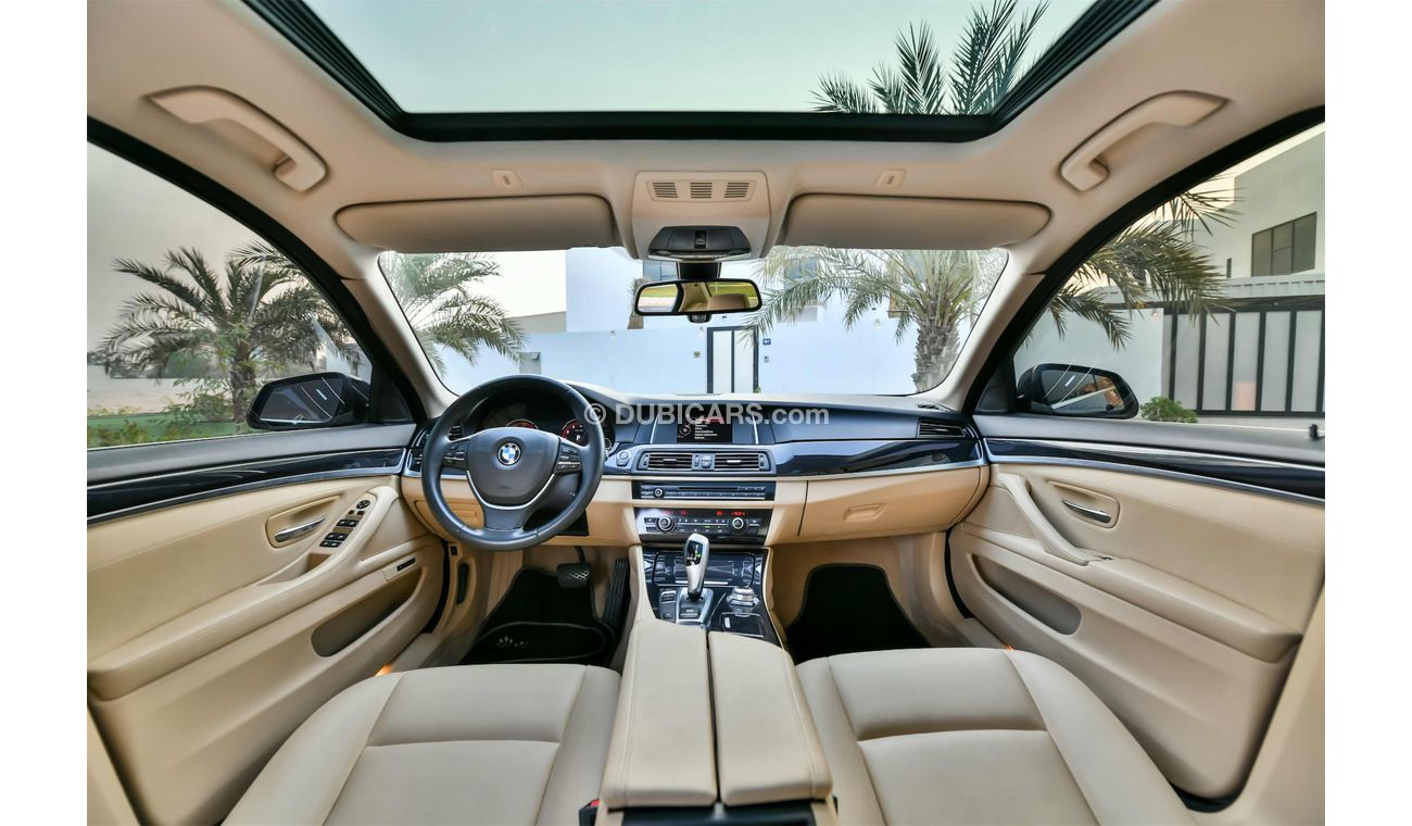 BMW 520i Twin Turbo Fully Loaded - AED 1,743 Per Month! - 0% DP