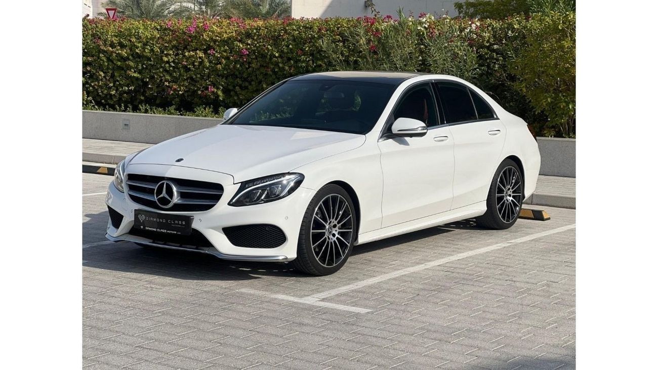 Mercedes-Benz C 200 AMG Pack Mercedes C200 AMG 360 Camera Panoramic  Ventilation Seats  Full option GCC 2018  61,000 KM