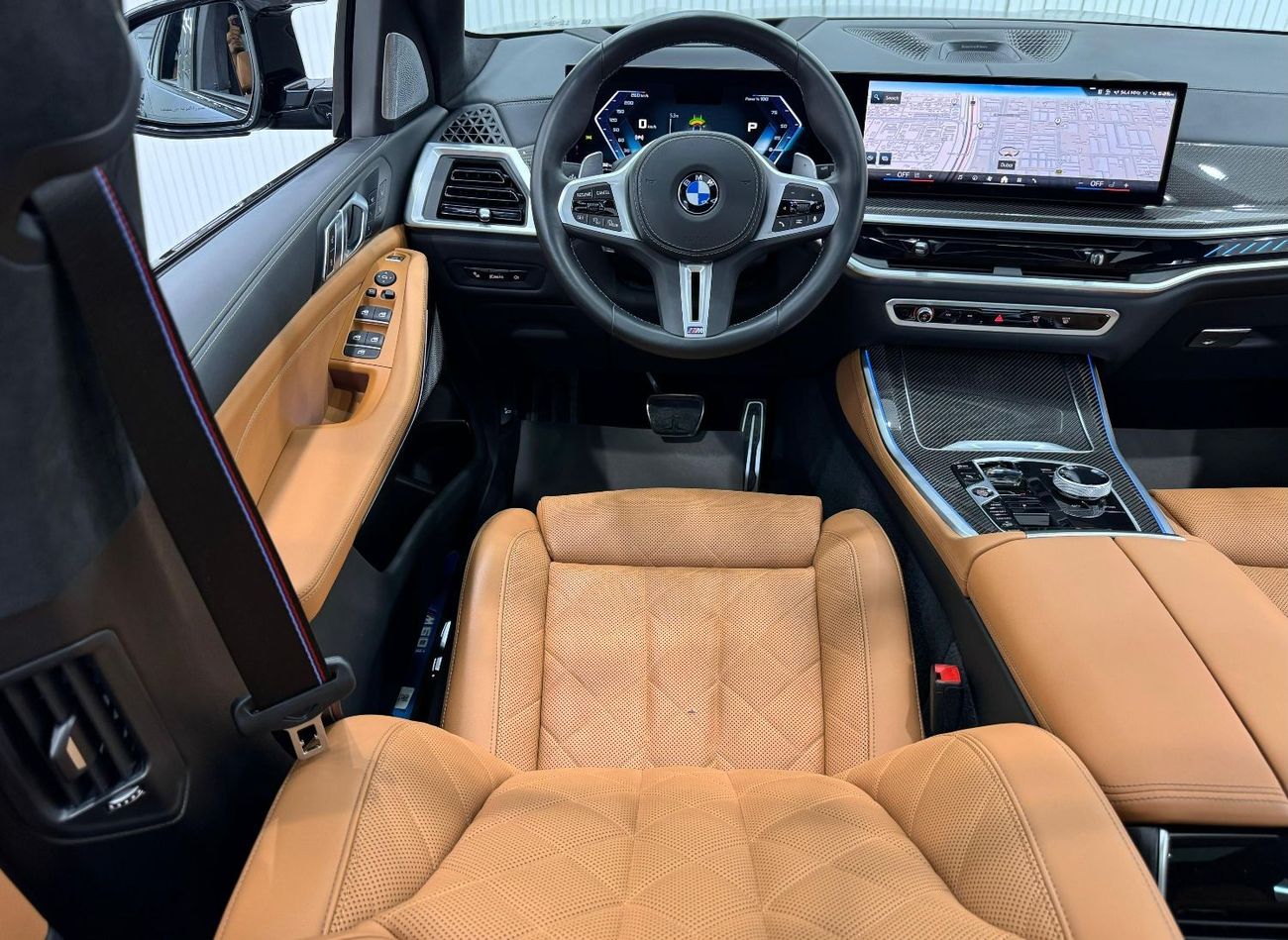 بي أم دبليو X5 M 2024 BMW X5 M60i xDrive, July 2028 BMW Warranty + Service Pack, Fully Loaded, Very Low Kms, GCC