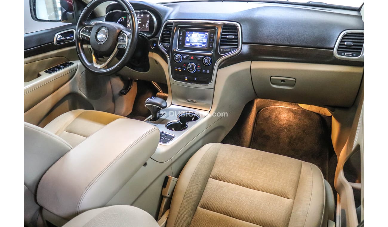 جيب جراند شيروكي Jeep Grand Cherokee Laredo 2014 GCC under Warranty with Zero Down-Payment.