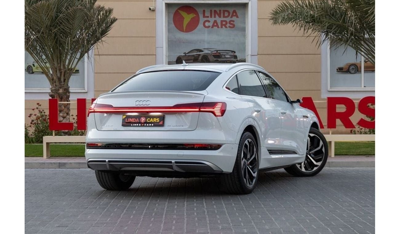 Audi etron 95 kWh Quattro Audi E-Tron 55Quattro S-line Sportback 2020 GCC under Agency Warranty with Flexible D