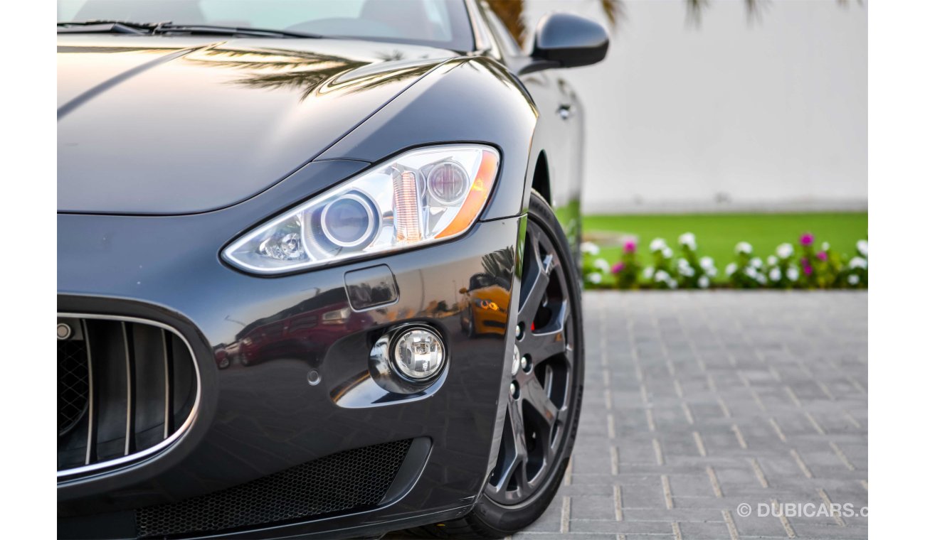 Maserati Granturismo 4.2L V8 - 1Y Warranty  - GCC - AED 2,543 PER MONTH (4 Years) - 0% DOWNPAYMENT