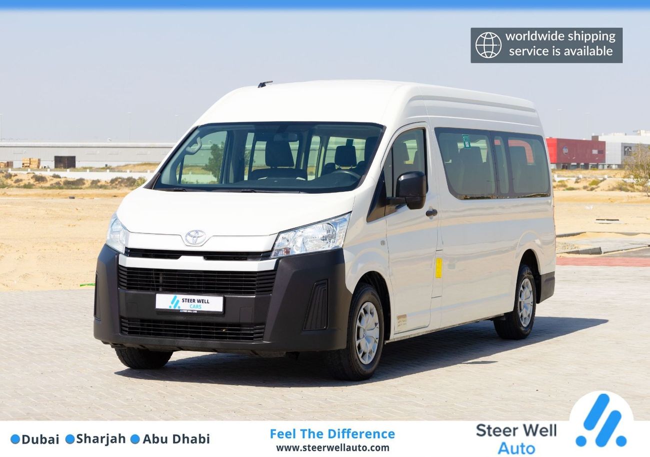 تويوتا هاياس كوميتور GL  سقف عالي 2020 3.5L / 13 Seater Van / Petrol MT / GCC Specs / Book Now!