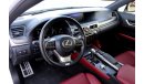 Lexus GS450h h F Sport Hybrid with sunroof & Warranty(03062)