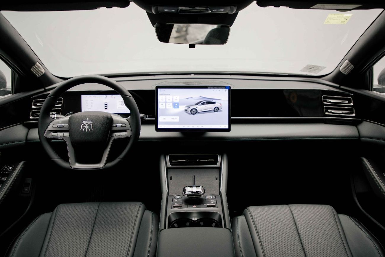 BYD Qin L DM-i Leading Version 1.5L - White Inside Grey | Export Only