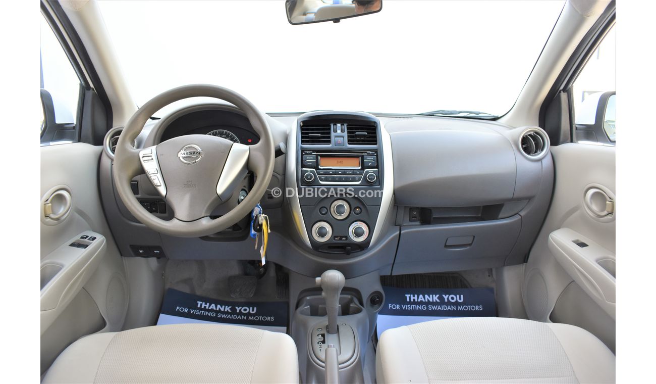Nissan Sunny 1.5L SV 2019 GCC WITH DEALER WARRANTY FREE INSURANCE