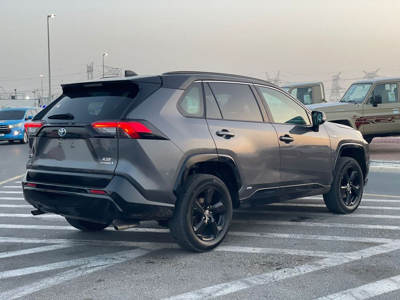 Toyota RAV4 2021 Toyota Rav4 XSE Hybrid Fuel ⛽  Full Option Sports Edition - 2.5L V4 - AWD 4x4 - UAE PASS