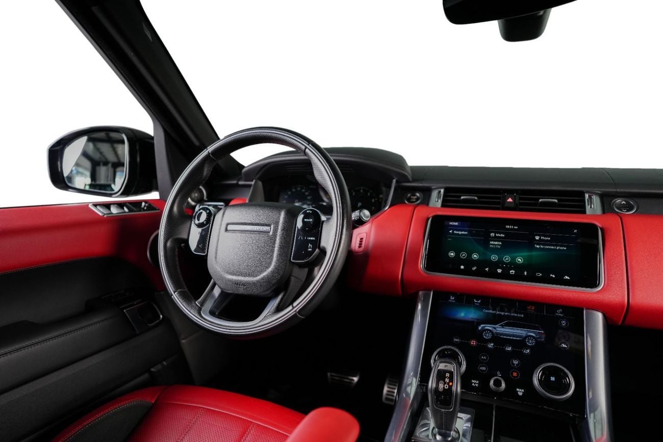 Land Rover Range Rover Sport HSE DYNAMIC 3.0L GCC-Al Tayer Service History-22Inch Rims-Red Brake Callipers