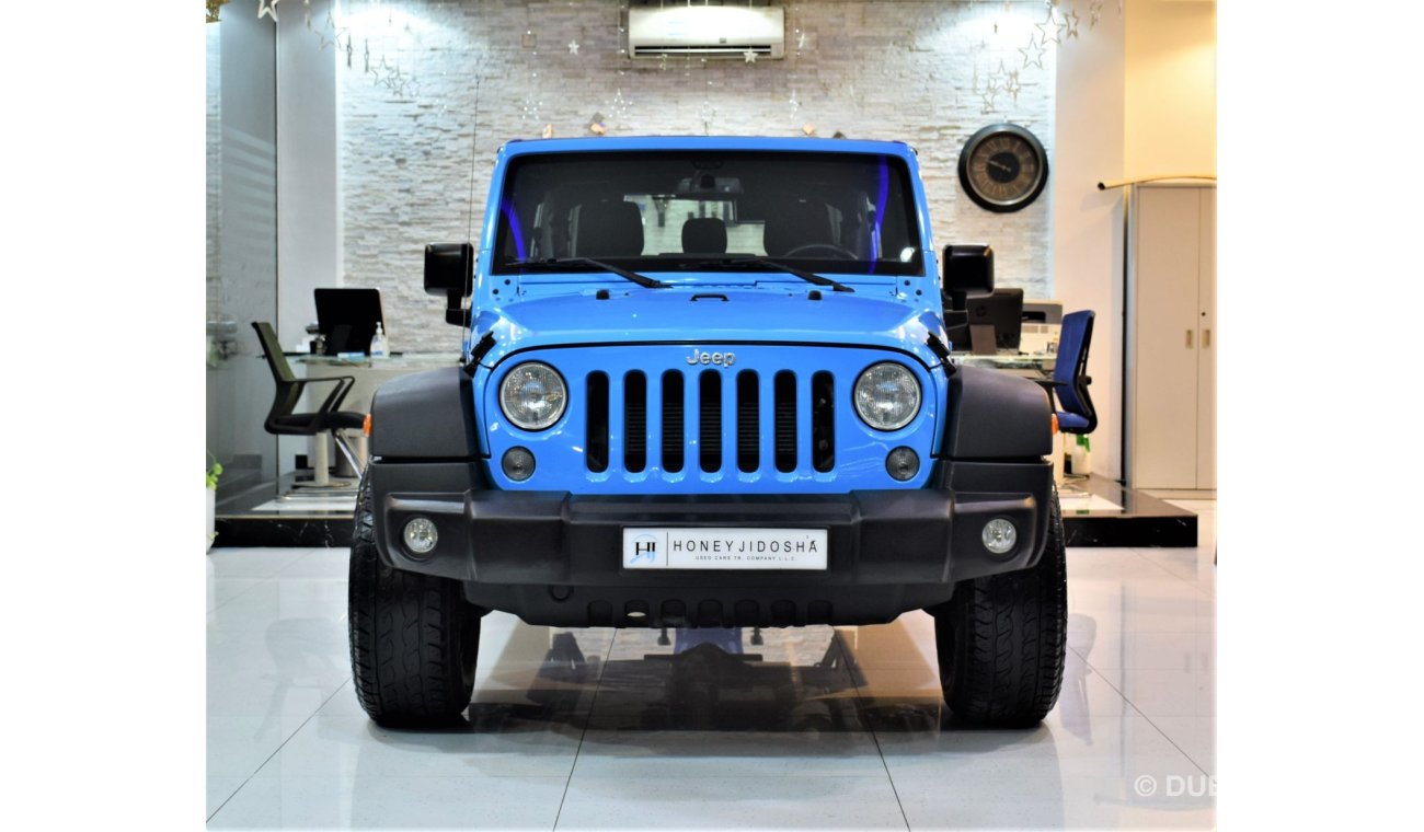 جيب رانجلر ORIGINAL PAINT ( صبغ وكاله ) TRAIL RATED! Jeep Wrangler JK Unlimited Sport 2018 Model! GCC