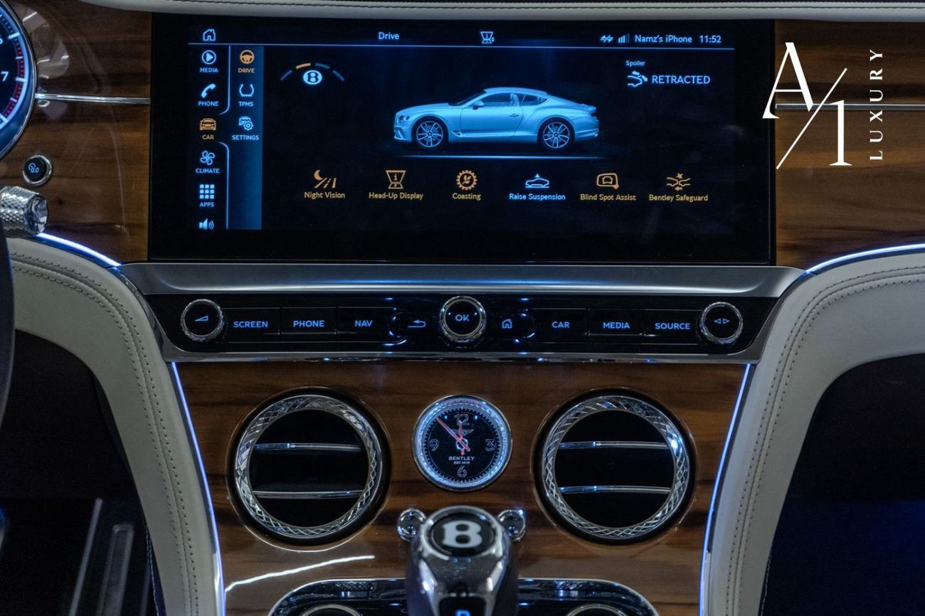 بنتلي كونتيننتال جي تي 6.0L W12 (626 HP) 2019 Bentley Continental GT W12, Warranty, Full Service History, Excellent Conditi