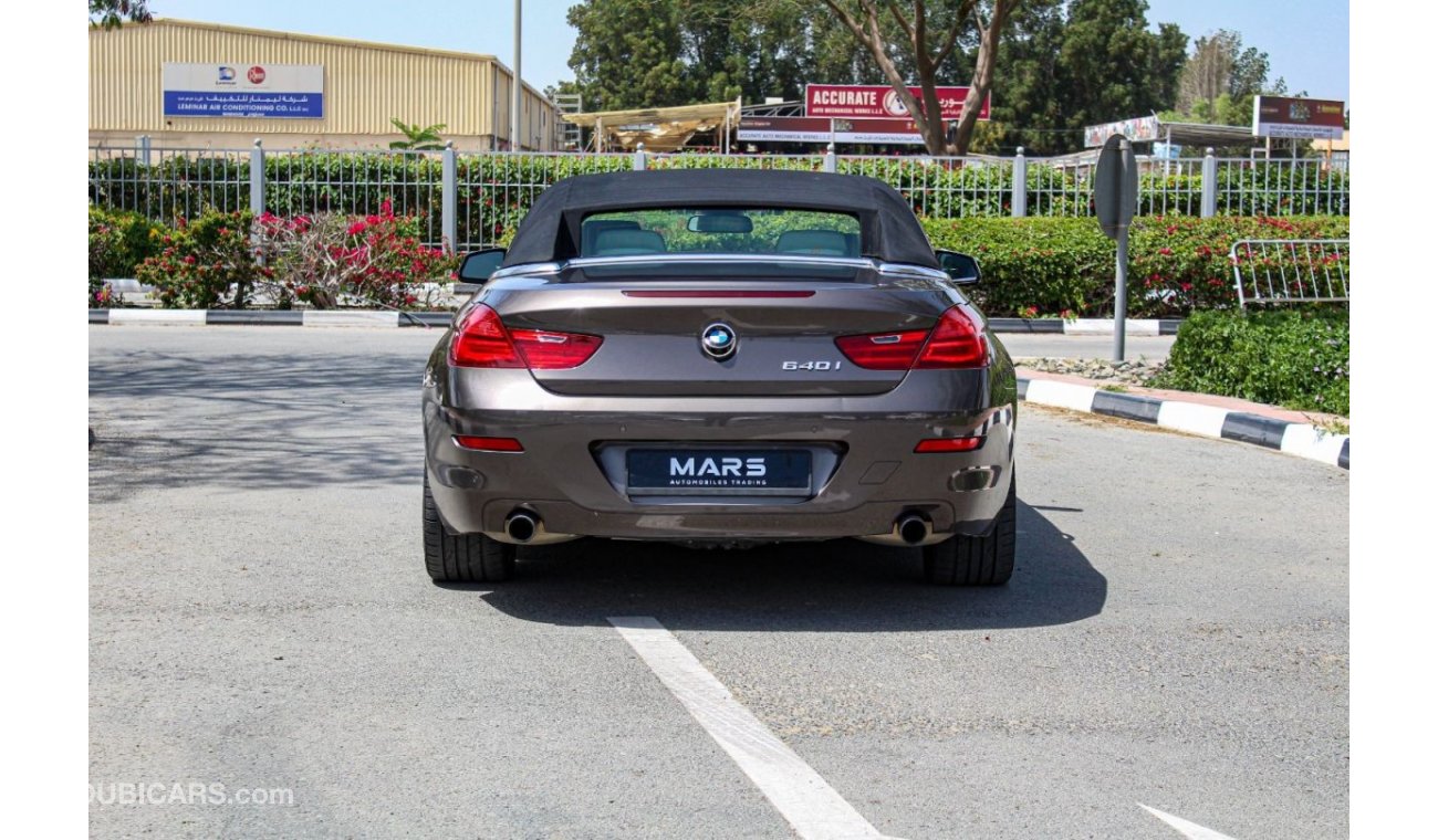 بي أم دبليو 640 BMW 640i CONVERTIBLE GCC SPEC