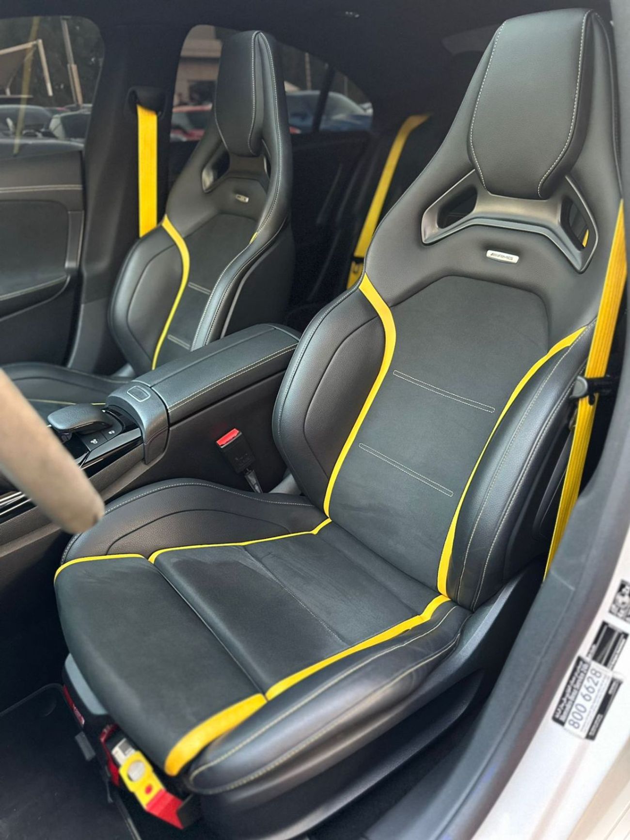 مرسيدس بنز CLA 45 S  AMG مرسيدس بنز AMG CLA45S خليجي فل ابشن صبغ وكاله تشييكات وكاله تحت الضمان بحاله ممتازه