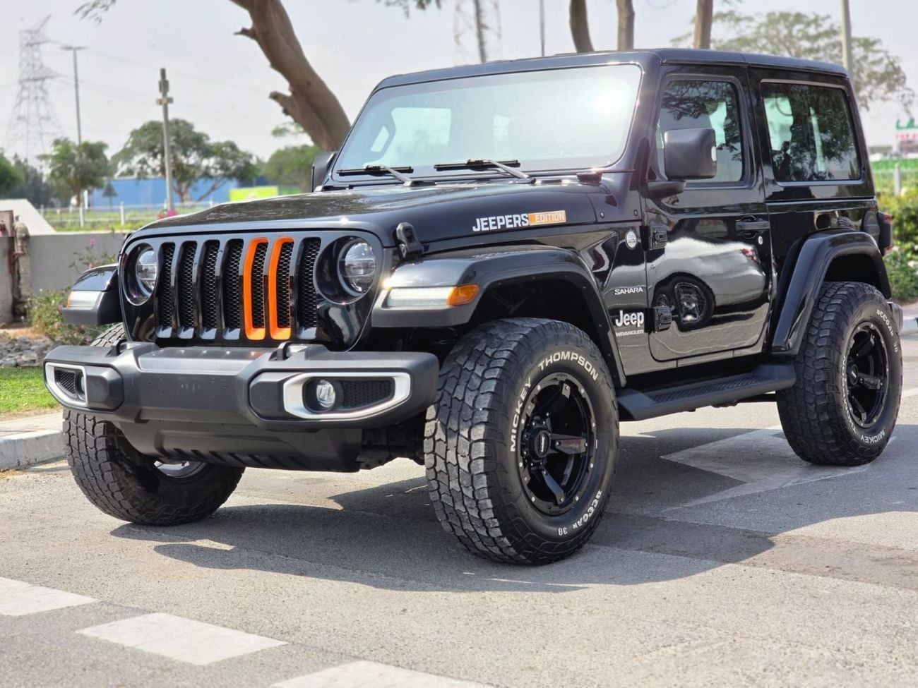 Jeep Wrangler SAHARA CITY 3.6L A/T (5 Seater) JEEPERS EDITION 2021 GCC LOW MILEAGE WITH AGENCY SERVICE CONT