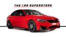 BMW M3 Competition 3.0L Rosso Corsa BMW Individual Color-Carbon Ceramic Brakes-Gold Brake Calipers