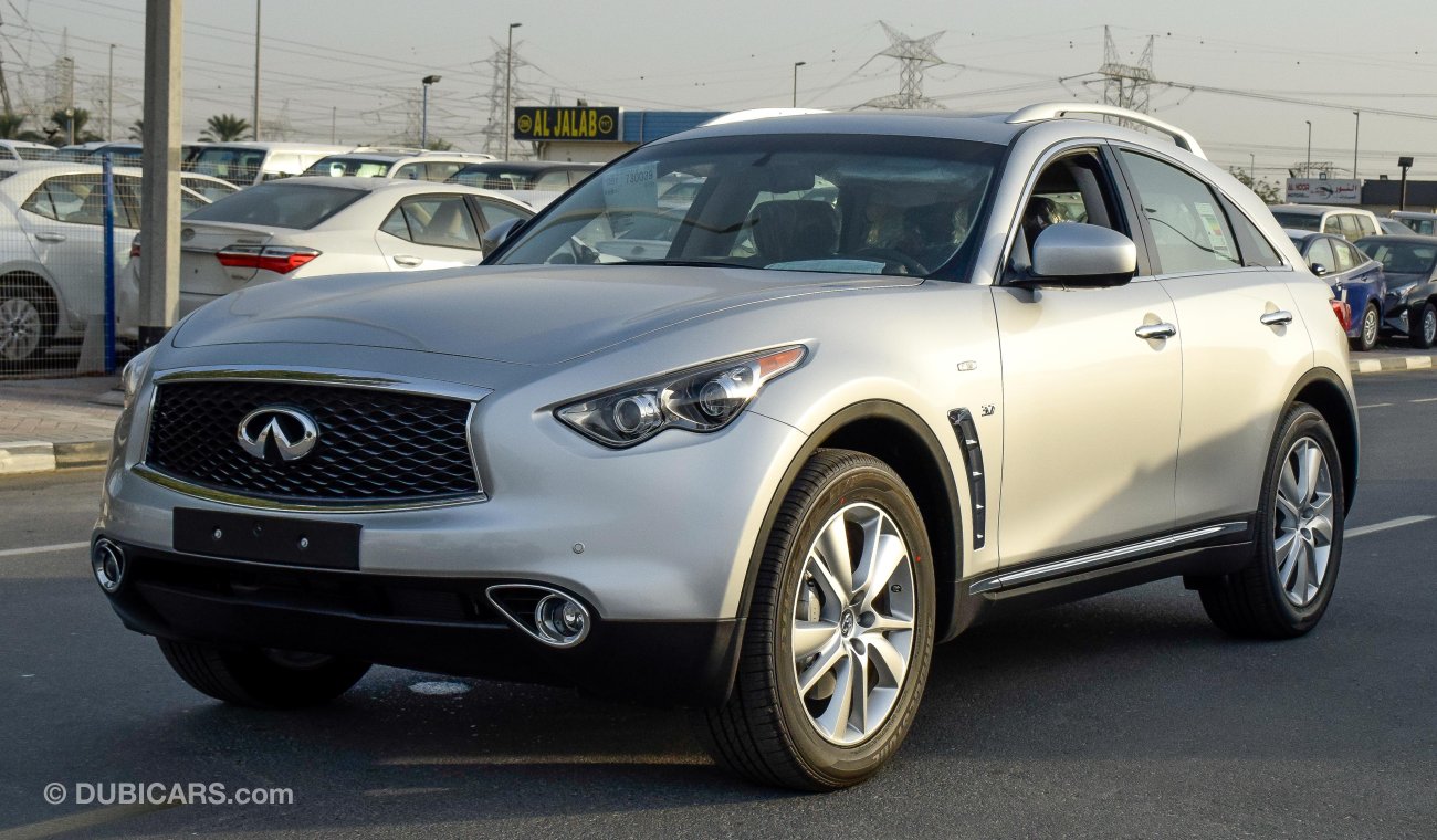 إنفينيتي QX70 Excellence 3.7L - V6 - with Warranty from Agency - GCC Specs - Zero KM