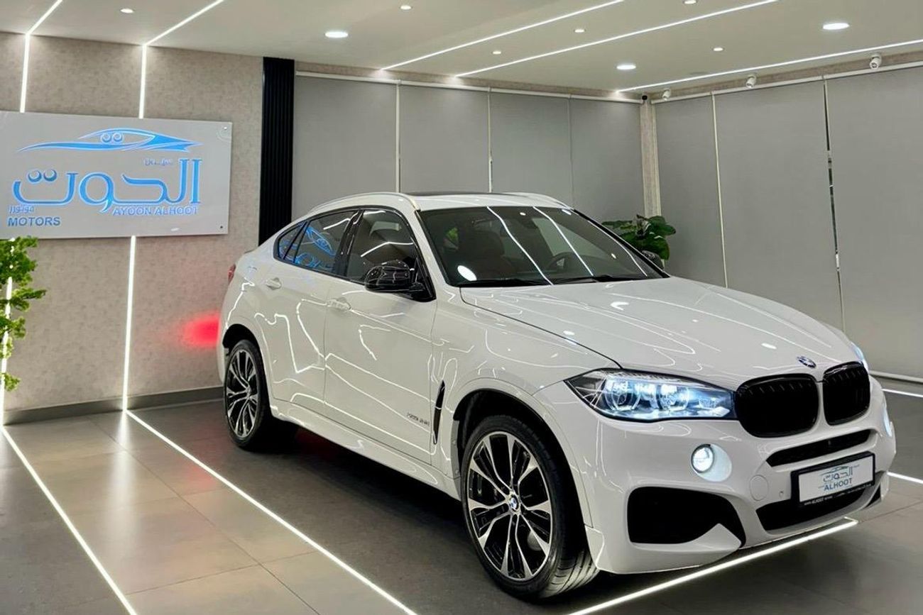 BMW X6 40i Luxury 3.0L LOVELY BMW X6 V6 || TOP RANGE || M_KIT || GCC || LIKE NEW || SCREENS II LOW MILEAGE