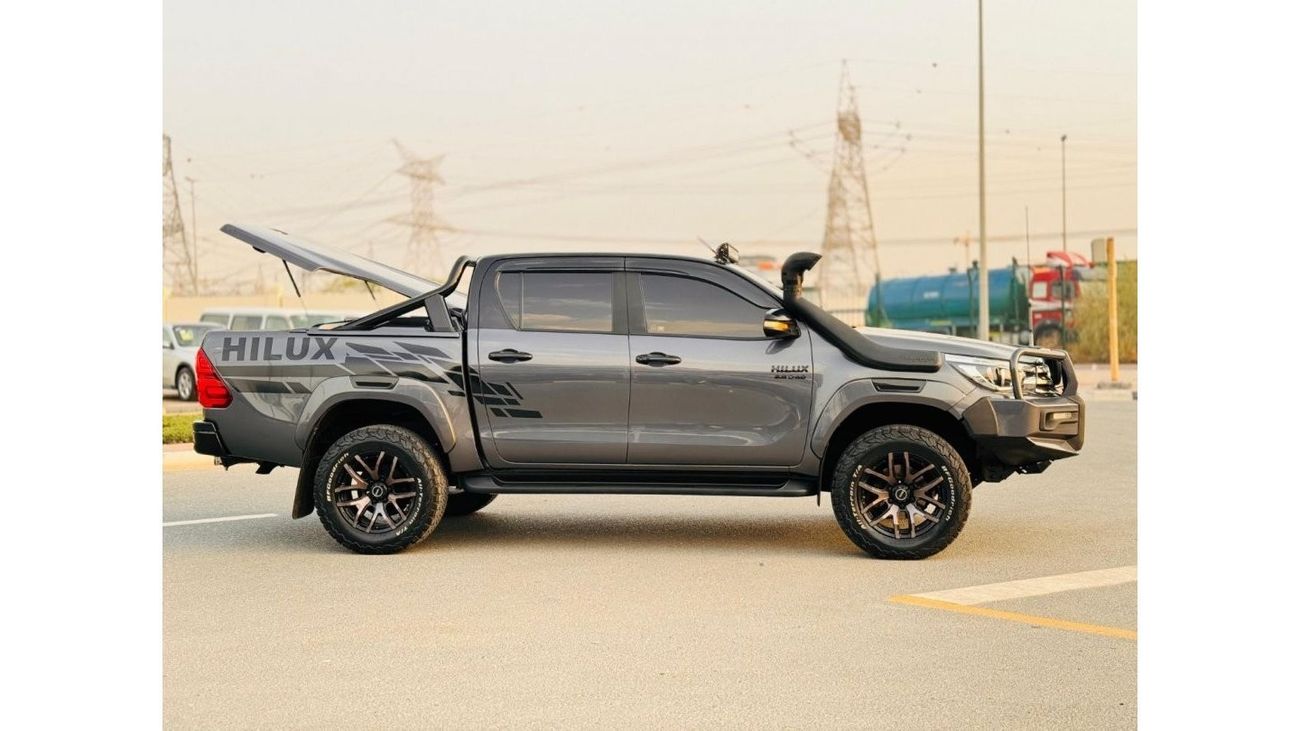 Toyota Hilux PREMIUM BULL BAR WITH LED FOCUS LIGHTS | ROOF TOP LED | AIR SNORKEL | RHD | 2017 | HILUX BOOT LID |