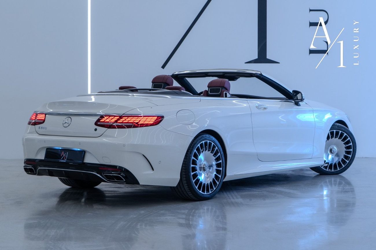مرسيدس بنز S 560 كوبيه 2018 Mercedes Benz S560 Convertible V8, Service History, Fully Loaded, Excellent Condition, GCC Spec