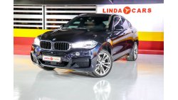 BMW X6 BMW X6 X-Drive 35i M-Kit 2016 GCC under Agency Warranty with Flexible Down-Payment.